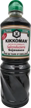 Kikkoman Soy Sauce Lessalt Green Pet 1l