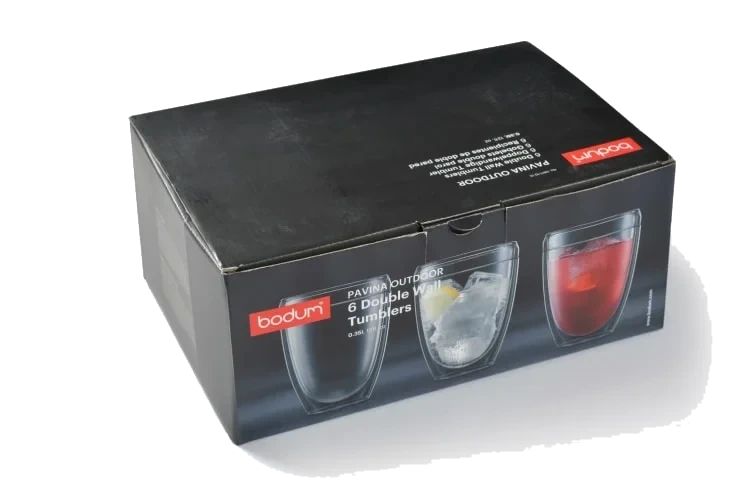 Glass Bodum 6stk m/Dobbelvegg 0,35l