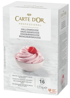 Bringebærmousse 1.72kg Pulver Carte D'or