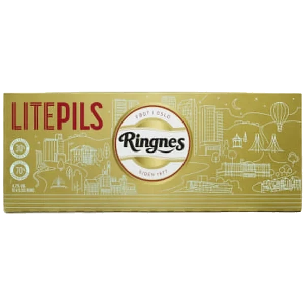 Ringnes Lite Pils Glutenfri 0,33l Bks 10stk