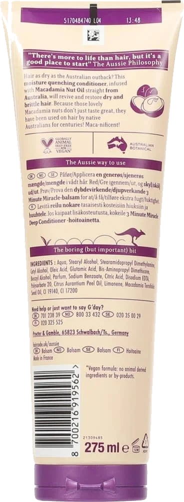 Miracle Moist detangling conditioner