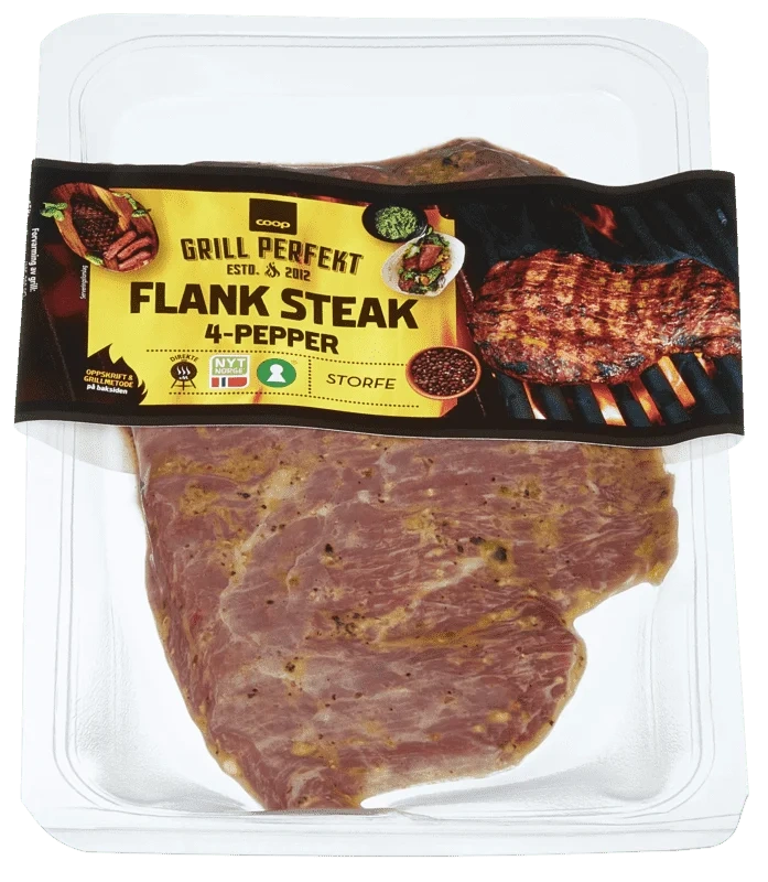Coop Grill Perfekt Flank Steak 4 Pepper ca 600g
