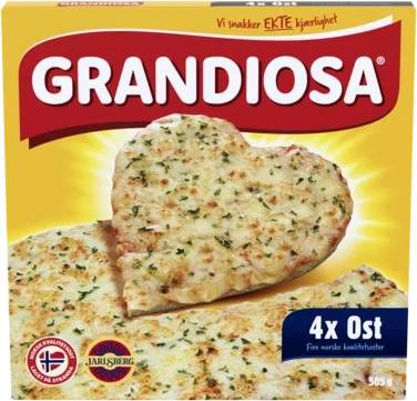 Grandiosa Pizza 4 Oster 505g