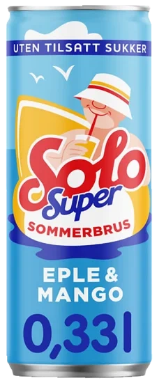 Solo Super Sommerbrus Eple & Mango 0,33l