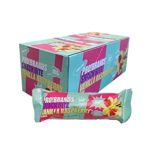 Snack Bite Vanilla Raspberry (Kartong 24x35g)