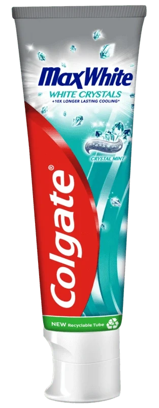 Colgate Tannkrem Max White Crystals 125ml