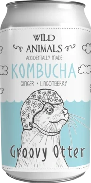 Wild Animals Kombucha Groovy Otter 0.33l bx