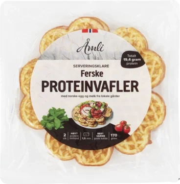 Protein Vafler Stekte Åmli
