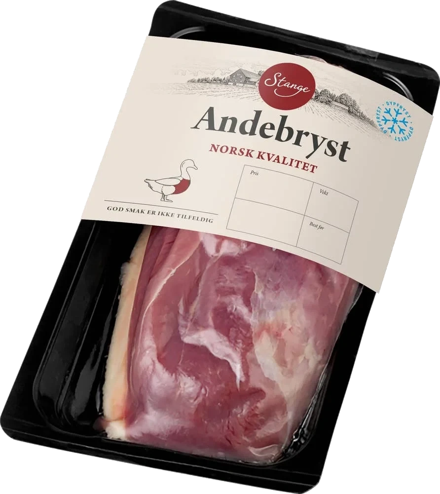 Andebryst fryst
