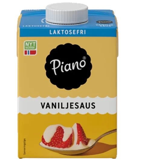 Piano Vaniljesaus Laktosefri