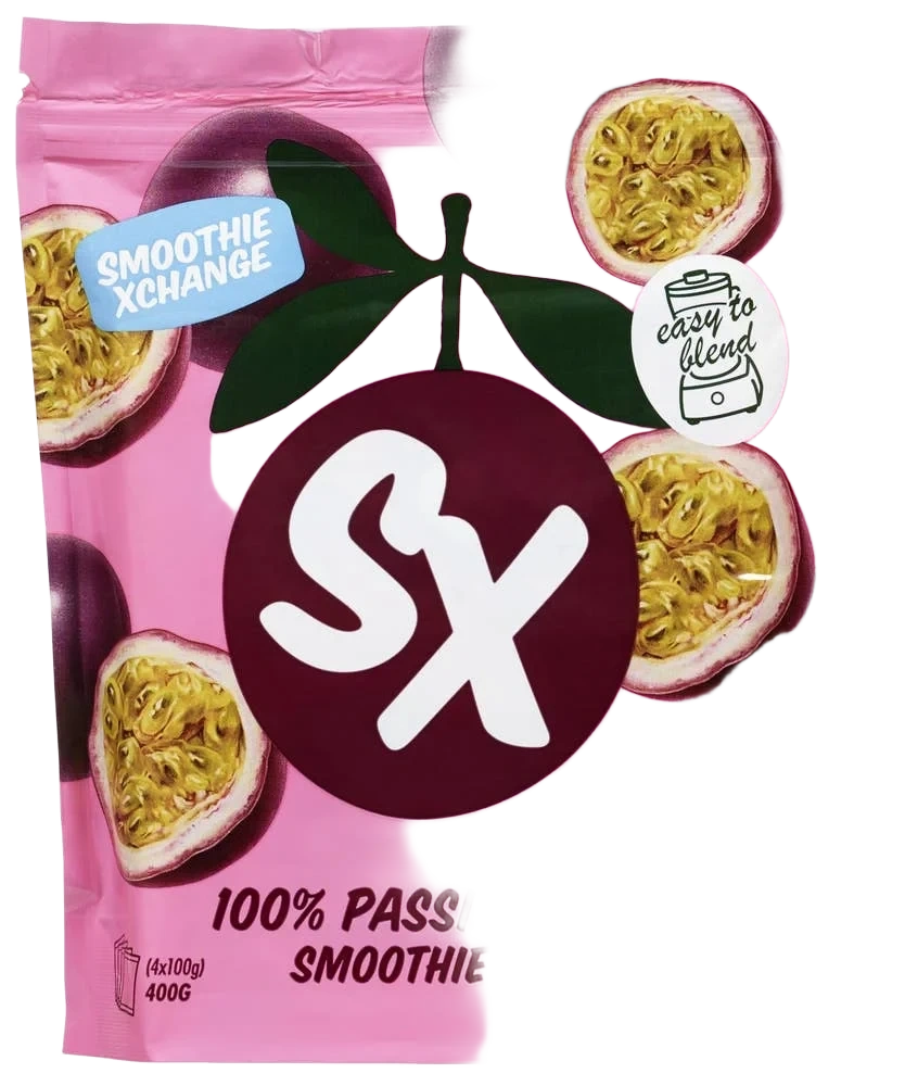 Smoothiexchange Pasjonsfrukt Smoothie Pack 400g