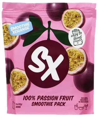 Smoothiexchange Pasjonsfrukt Smoothie Pack 400g