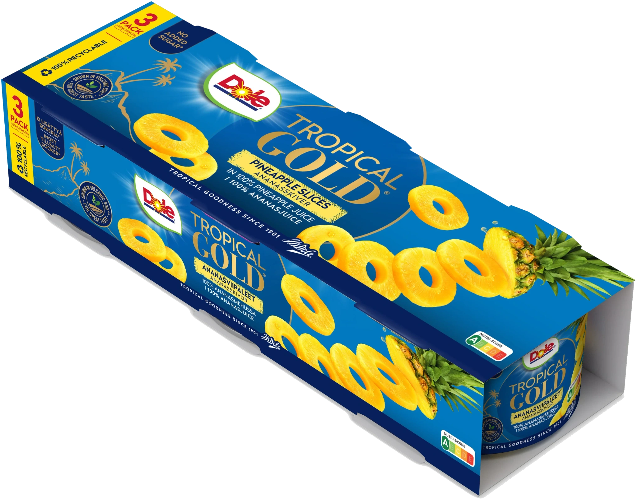 Ananasskivor 3-pack