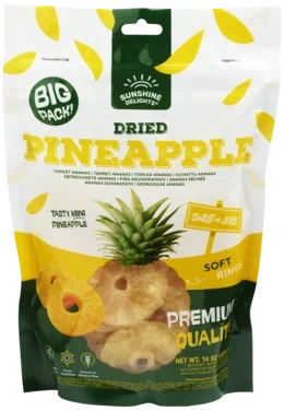 Tørket Ananas 400g Sunshine Delights