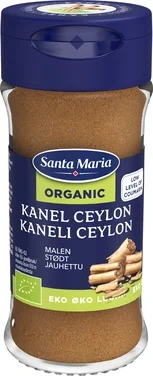 Kanel Ceylon Malt Økologisk 33g Santa Maria
