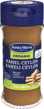 Kanel Ceylon Malt Økologisk 33g Santa Maria