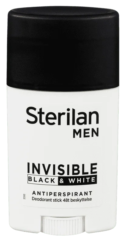 Sterilan Deo Stick Men Invisible Black White
