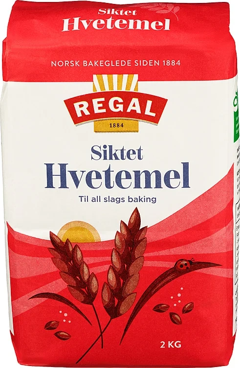 Hvetemel Siktet 2kg Regal