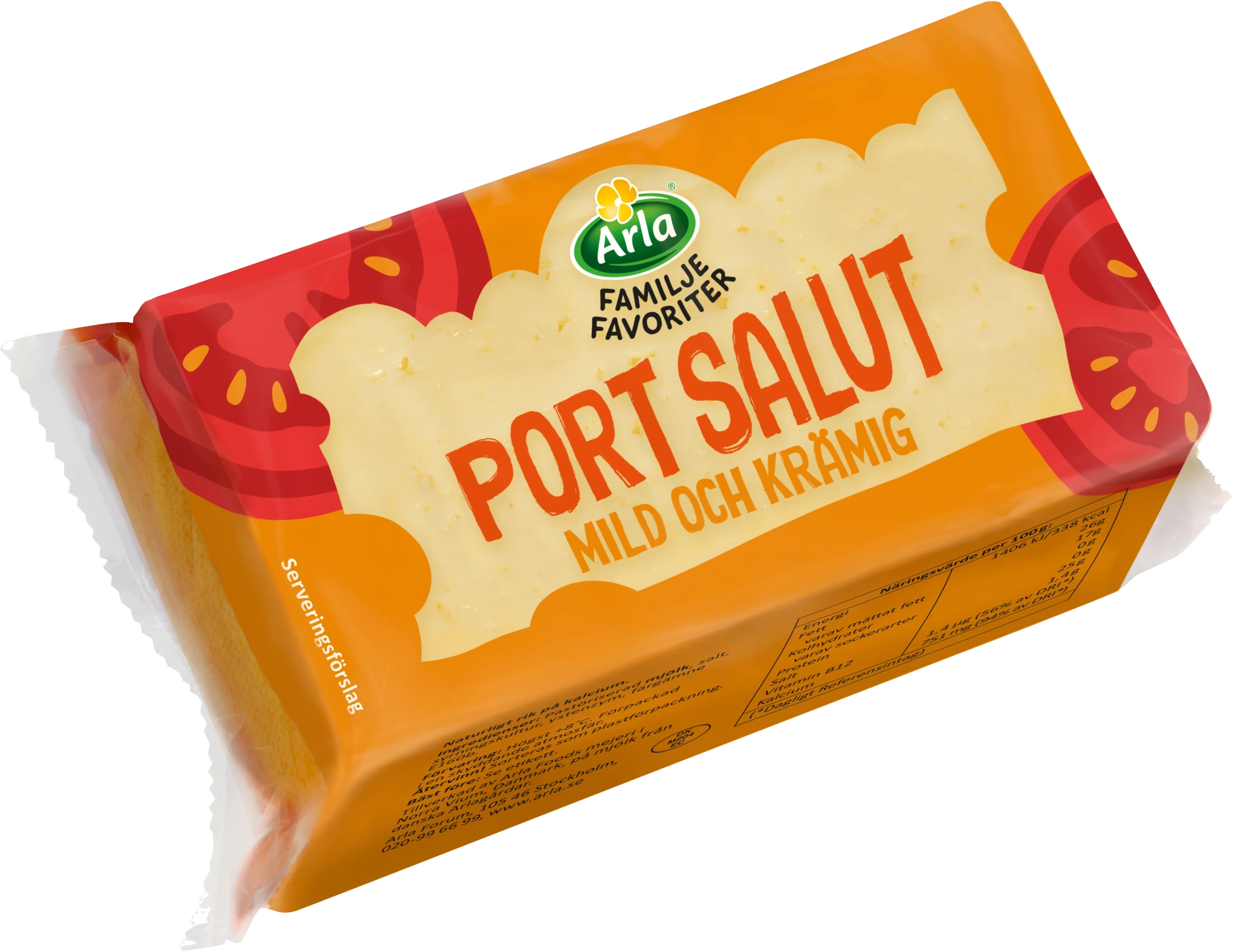 Familjefav Port Salut ost 26% ca 375g