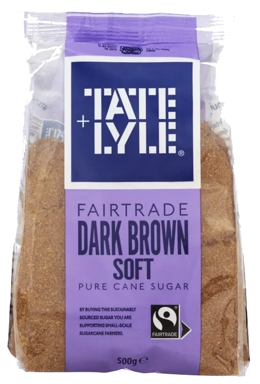 Farin Mørk Brun Fairtrade 500g Tate Lyle