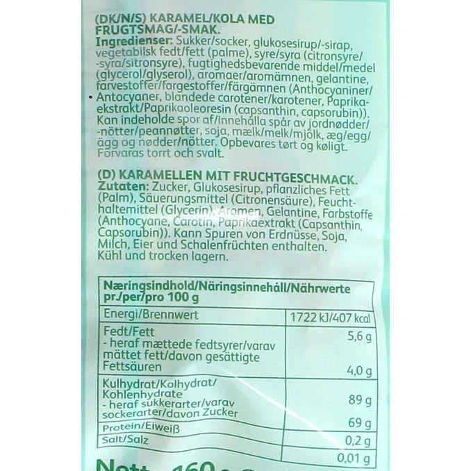 Fruktkarameller
