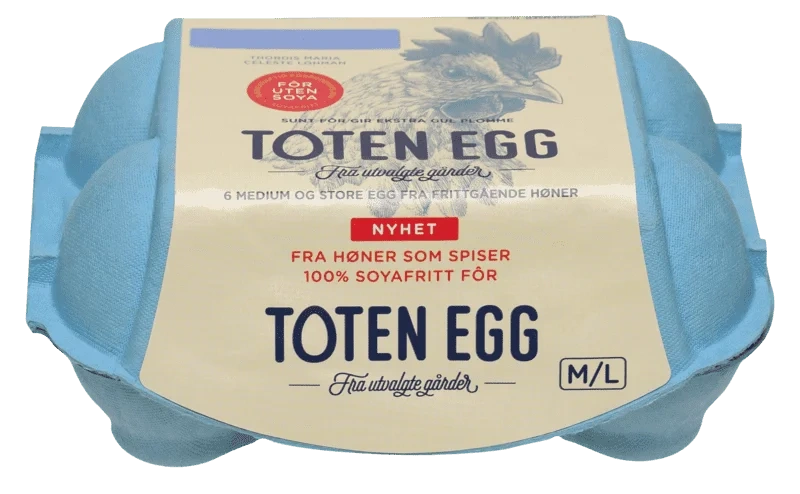 Toten Egg 6pk Ferske Soyafri