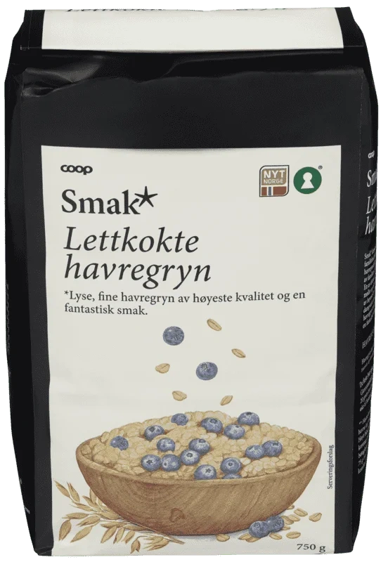 Smak Lettkokte Havregryn 750g