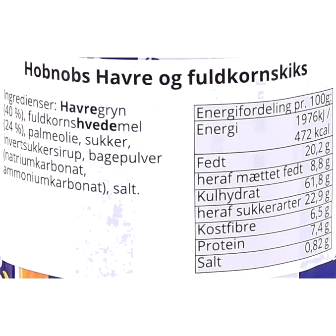 Hobnobs Havrekex