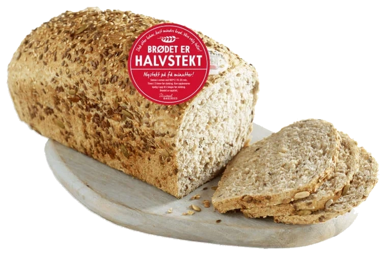 Norsk Grovbrød Halvstekt 690g