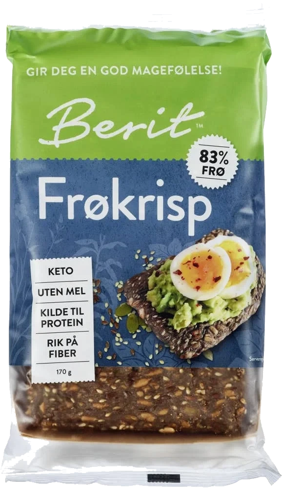 Frøkrisp med sesam- og linfrø