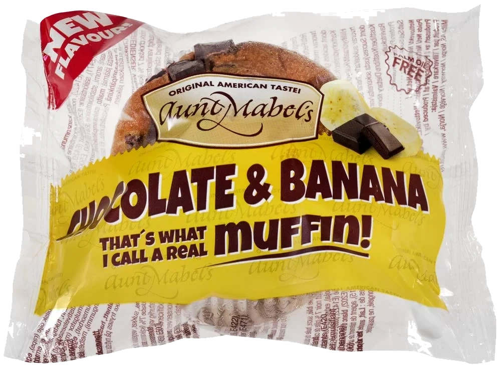 Chocolate & banana muffin