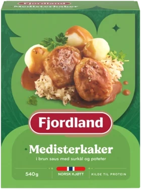 Medisterkaker m/Surkål 540g Fjordland