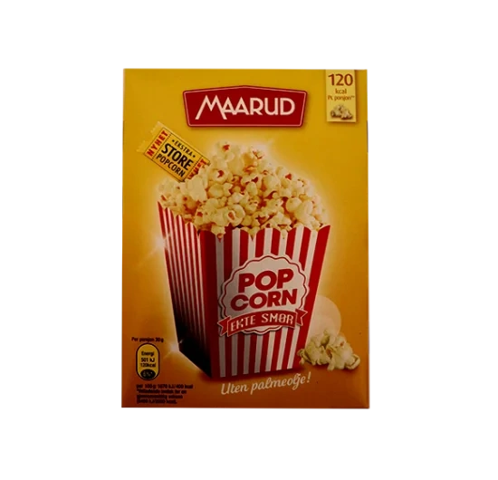 Micropopcorn Smør 3 Pack Maarud