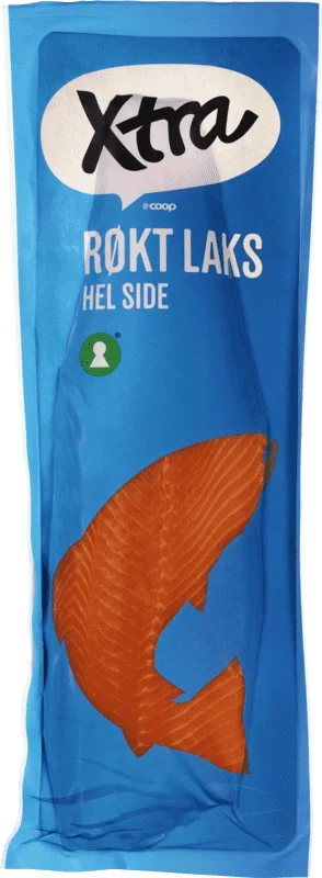 X-tra Røkt Laks Hel Side 700-1500g