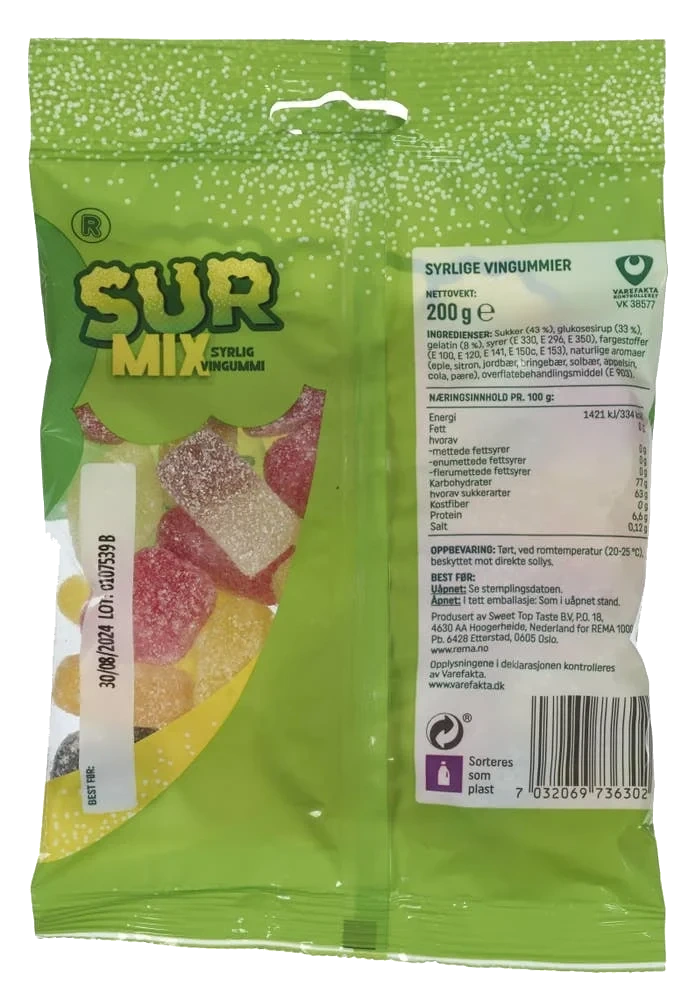Sur Mix Vingummi