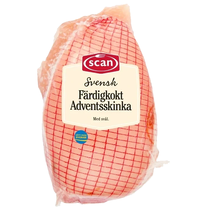 Adventsskinka Färsk Kokt ca 1,8kg Scan