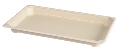 Sushi & Deli Tallerken Fiber Pla 235x145x22mm Large