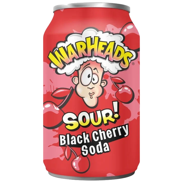 Warheads Black Cherry 355ml