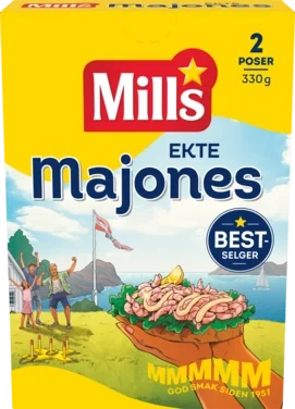 Majones Ekte 330g Dobbel Mills