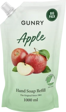 Gunry Refill Hand Soap Original Svanen Apple 1000ml