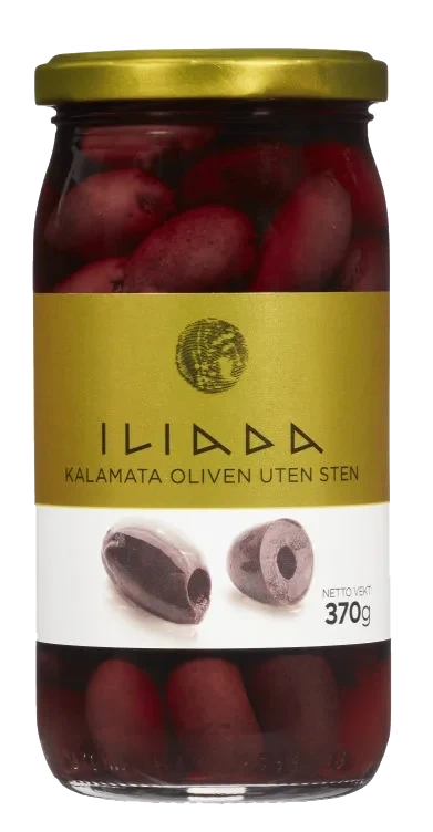 Oliven Kalamata u/Sten 370g Iliada