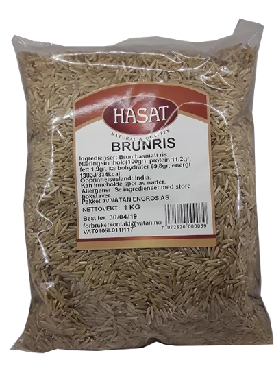 Hasat Brun Ris 1kg
