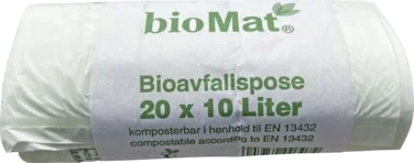 Avfallspose 10l Bio Komposterbar Biomat