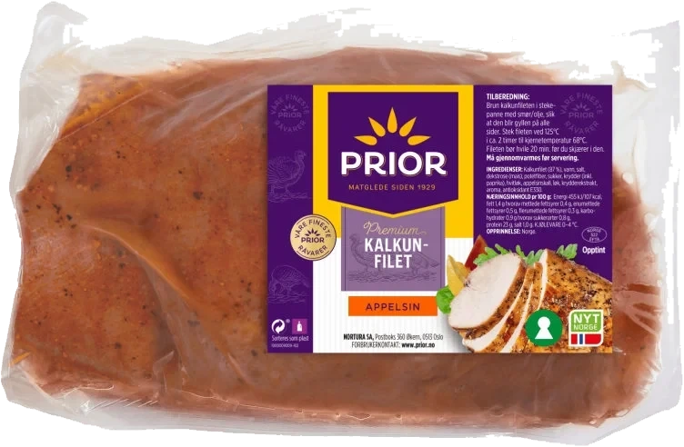 Kalkunfilet Appelsin 1,8kg Pk