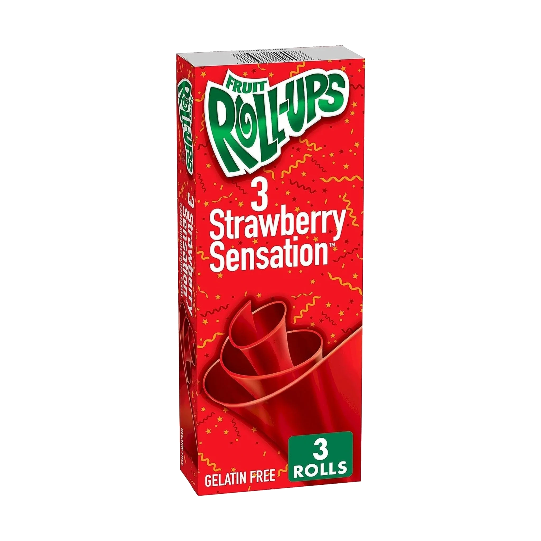 Fruit Roll-Ups Strawberry Sensation 3 rolls DATOVARE