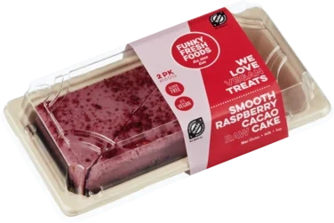 2pk Raspberry Cheese Cake 160g (2 X 80g) Vegansk Raw Økologisk Glutenfri