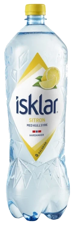 Isklar Sparkling Sitron 1,5l flaske