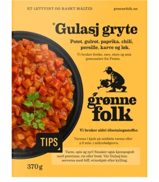 Gulasj 370g Grønne Folk