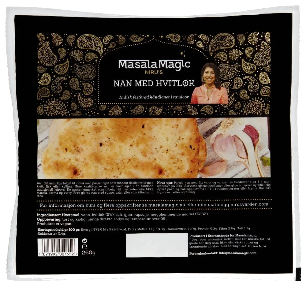 Nirus Naan Vitlök