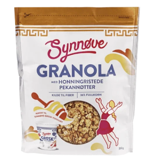 Granola Med Honningristede Pekan 350g